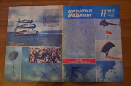 Soviet Union Russia Russland Magazine 1987 Nr. 11 Homeland Wings - Langues Slaves