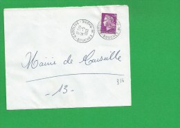 LETTRE BOUCHES DU RHONE CADOLIVE - 1961-....