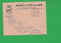 LETTRE BOUCHES DU RHONE FOS SUR MER En Franchise - 1961-....