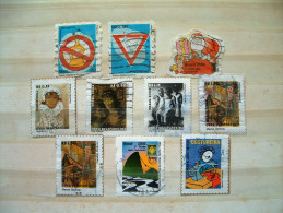 Brazil 2003 - 2005 Road Safety No Alcohol Dove Santa Christmas Theater UPAEP Sewing - Used Stamps