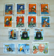 Brazil 2005 - 2013 Sewing Shoemaker Postal Services Education Motorcycle Pope Francisco - Gebruikt