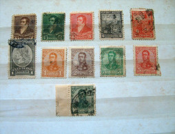 Argentina 1892 - 1908 - Arms - San Martin - Used Stamps