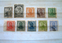 Argentina 1899 - 1908 - Arms - San Martin - Used Stamps