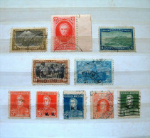 Argentina 1910 - 1931 - San Martin - Rodriguez Peña - Official - Fort - Palace - Used Stamps