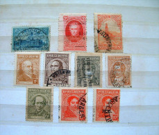 Argentina 1910 - 1939 - Palace - Petroleum - Rivadavia - Used Stamps