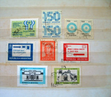 Argentina 1966 - 1978 - San Martin - Church - Letter On Stamp Football Soccer - Oblitérés