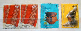 Argentina 2000 - Archaeology Handicraft #2128 + 2133/34 = 31.50 $ - Gebruikt