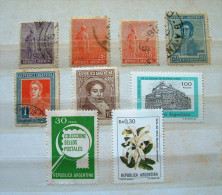 Argentina 1911 - 1983 - Agriculture - San Martin - Flowers Stamp Collecting Theater - Oblitérés