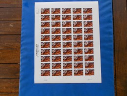 +++  FEUILLE 50  TIMBRES  AUTOADHESIFS N°933   De 2014  TVP PRIO 20g - Ungebraucht