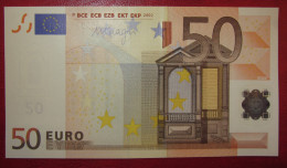 50 EURO J087E5 DRAGHI Serie S58 Italy Italia Perfect UNC - 50 Euro