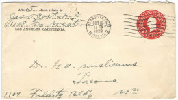 STATI UNITI - UNITED STATES - USA - US - 1929 - 2c - Intero Postale - Entier Postal - Postal Stationary - Viaggiata D... - 1921-40