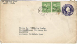 STATI UNITI - UNITED STATES - USA - US - 1947 - 3c + 2 X 1c - Intero Postale - Entier Postal - Postal Stationary - Vi... - 1941-60