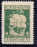 Fiume 1923 Sassone#190 Michel#154 Mint Hinged - Fiume