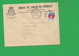 LETTRE BOUCHES DU RHONE LANCON - 1961-....