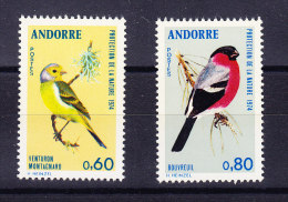 ANDORRE FRANCAIS Y&T 240/1 ** MNH .  (5R79) - Sparrows