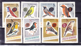 ROUMANIE 1966 Y&T 2211/8 ** MNH .  (5R85) - Sparrows