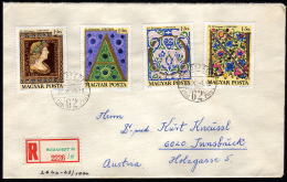 UNGARN 1970 - Reko Brief Mit Komplettem Satz - MiNr: 2603-2606 - Storia Postale