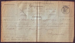 TELELEGRAMME  De ST FLOUR   Cantal  Le 14 Oct 1904 Pour ST URCIZE Cantal - Telegraph And Telephone