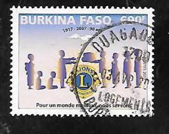 TIMBRE OBLITERE DU BURKINA DE 2007 N° MICHEL 1903 - Burkina Faso (1984-...)