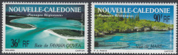 New Caledonia 1991 Landscapes. Beaches, Coast. Mi 897-898 MNH - Unused Stamps