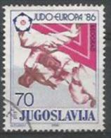 YU 1986-2158 EU CHAMPIONSHIP JUDO, YUGOSLAVIA, 1 X 1v, Used - Usati