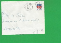 LETTRE BOUCHES DU RHONE LOGIS NEUF - 1961-....