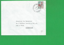 LETTRE BOUCHES DU RHONE MAS THIBERT - 1961-....