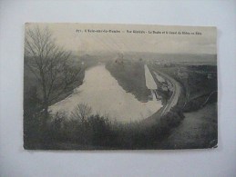 L'ISLE SUR LE DOUBS - Vue Générale - Le Doubs Et Le Canal Du Rhône Au Rhin - (Très Rare !) - Isle Sur Le Doubs