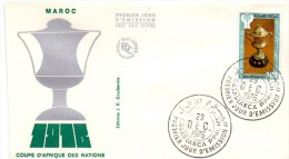 MAROC CASABLANCA Coupe D´Afrique Des Nations De Football 1976( 01/16franc0005) - Afrika Cup