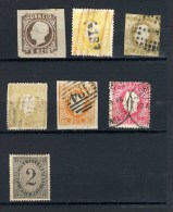 PORTUGAL # LOT DE 7 TIMBRES ANCIENS # DONT 6 OBLITERES ET 1 NEUF # - Collections