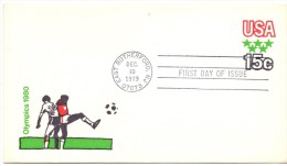 USA 1979 FDC Stationery Stamped Cover - East Rutherford - 15c - Olympics Sport F  ( 01/16franc0008) - Coppa America