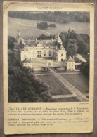 ST GEORGES SUR LOIRE (49).LE CHATEAU DE SERRANT.CARTE COMITE TOURISME.ANGERS.1950. - Saint Georges Sur Loire