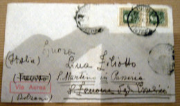 STORIA POSTALE -BUSTA COVER - ADDIS ABEBA ITALIA     AEREA   50+50 CENTESIMI 1937 - Ethiopië