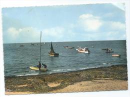 CPSM COLORISEE LA PLAINE SUR MER, LE PORT DE LA PREE, LOIRE ATLANTIQUE 44 - La-Plaine-sur-Mer