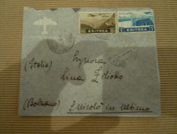 STORIA POSTALE -BUSTA COVER - ADDIS ABEBA    ITALIA      AEREA 1 LIRA + 50 CENT 1940 - Etiopia