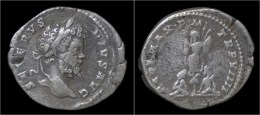 Septimius Severus AR Denarius Two Parthian Captives - The Severans (193 AD Tot 235 AD)