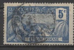 GUADELOUPE 1905  Mount Houllemont, Basse-Terre  - 5c. - Blue   FU - Oblitérés