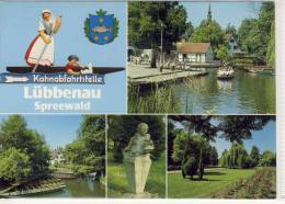 LÜBBENAU Spreewald - Kahnabfahrtstelle - Mehrbildkarte - Lübbenau