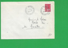 LETTRE BOUCHES DU RHONE ORGON - 1961-....