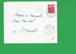 LETTRE BOUCHES DU RHONE PEYNIER - 1961-....