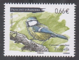 ANDORRE - Faune - Oiseau : Mésange Bleue (Cyaniste Caeruleus) - - Ongebruikt