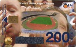 Algérie Télécarte Oria Sport Football Stade 5 Juillet Alger Algérie - Algeria