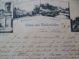 CPA Moselle  Précurseur 1898 Gruss Aus Diedenhofen Thionville. Multivue - Thionville