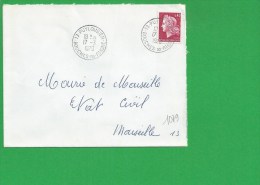 LETTRE BOUCHES DU RHONE PUYLOUBIER - 1961-....