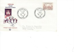 Peary Land Expeditions   Fdc. Greenland.  H-668 - Polar Explorers & Famous People