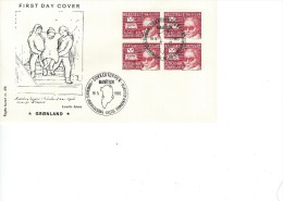 Peary Land Expeditions   Fdc. Greenland.  H-669 - Polar Explorers & Famous People