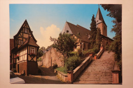 (8/5/72) AK "Bad Orb" Im Spessart, Kleinstes Haus Mit Pfarrkirche St. Martin - Bad Orb