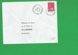 LETTRE BOUCHES DU RHONE SAINT CANNAT - 1961-....