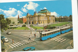 ZAGREB Hrvarska Croatia, Old Tram, Tramway,  Vintage Old Photo Postcard - Tram