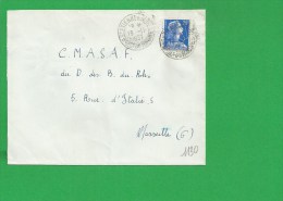 LETTRE BOUCHES DU RHONE SAINT ETIENNE DU GRES - 1921-1960: Période Moderne